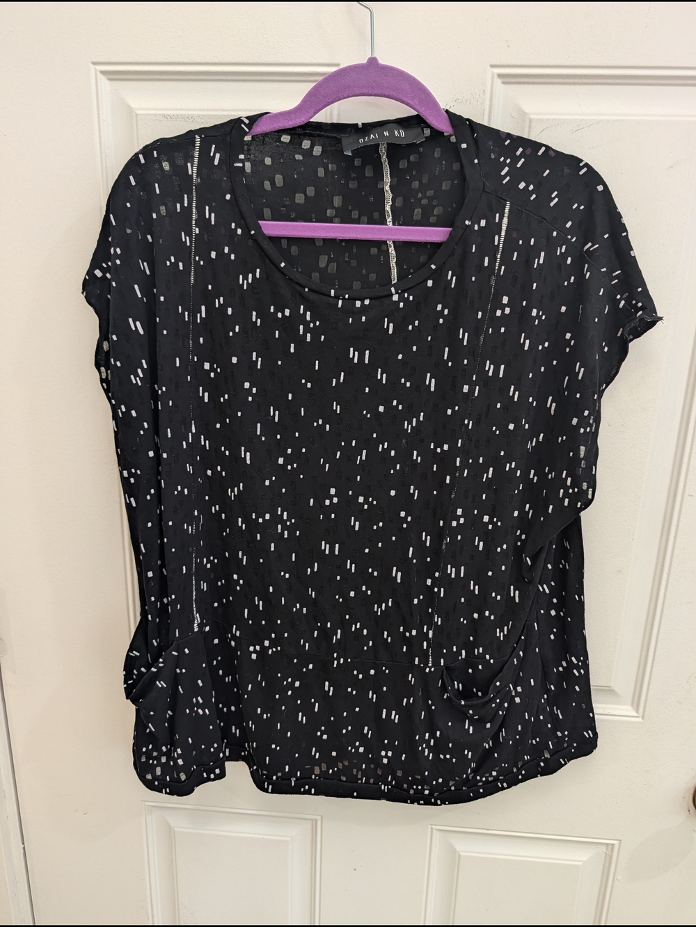 Ozai N Ku Geometric Lagenlook Top